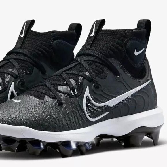 NWT Nike Men's Alpha Huarache NXT Metal Baseball Cleats - Picture 5 of 8